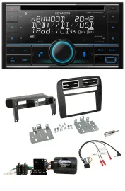 Kenwood CD 2DIN DAB USB Lenkrad Bluetooth Autoradio für Fiat Grande Punto 06-09