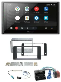 Pioneer USB 2DIN DAB MP3 Bluetooth Autoradio für MAN TGA TGX TGL TGM TGS 2017-20