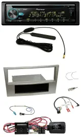 Автомагнитола для Opel Corsa D Pioneer CD/MP3, DAB, USB, поддержка кнопок на руле, satin-stone (2009–2014)