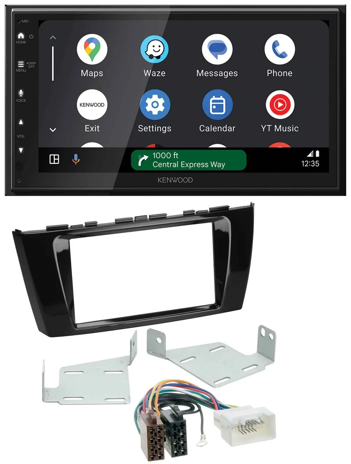 Kenwood DAB Bluetooth USB MP3 2DIN Autoradio für Mitsubishi Mirage SpaceStar ab