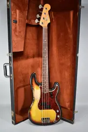Бас-гитара Fender Precision Bass Sunburst w/case USA 1965