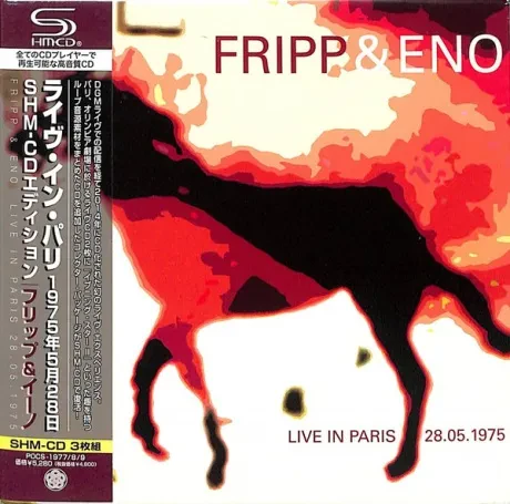 FRIPP & ENO - Live In Paris 28.05.1975 (3CD, Japan)