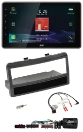 JVC DAB Lenkrad Bluetooth USB Autoradio für Ford Mondeo 00-02 schwarz Ablage
