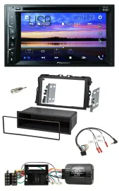 Pioneer Bluetooth 2DIN USB DVD DAB Lenkrad Autoradio für Opel Vivaro 2011-2015