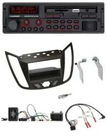 Blaupunkt SD Lenkrad USB Bluetooth DAB Autoradio für Ford C-Max Kuga braun