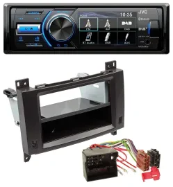 Автомагнитола для Mercedes A-Class, B-Class, Vito JVC Bluetooth, MP3, USB, DAB