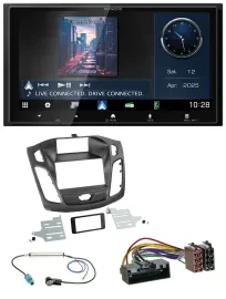 Kenwood Bluetooth 2DIN USB DAB MP3 Autoradio für Ford Focus (2011-2014)