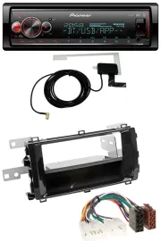 Автомагнитола для Toyota Auris (с 2013) Pioneer Bluetooth, DAB, USB, MP3, черная