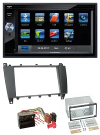 Blaupunkt SD Bluetooth 2DIN MP3 USB AUX Autoradio für Mercedes C-Klasse
