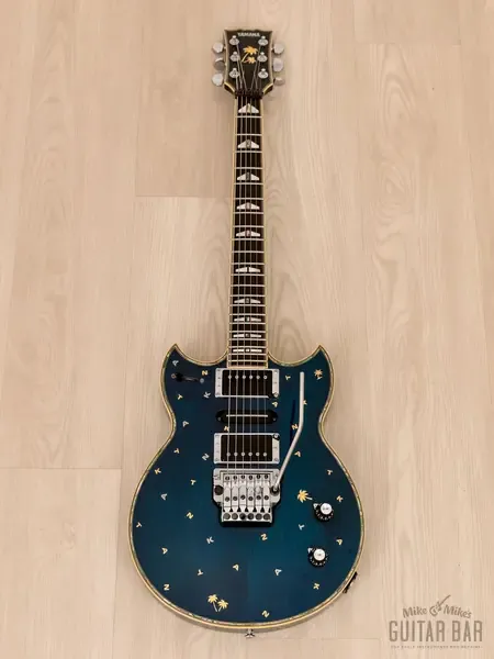 Электрогитара Yamaha Masayoshi Takanaka Signature SG-T HSH See-Through Navy Japan 1997 w/Case