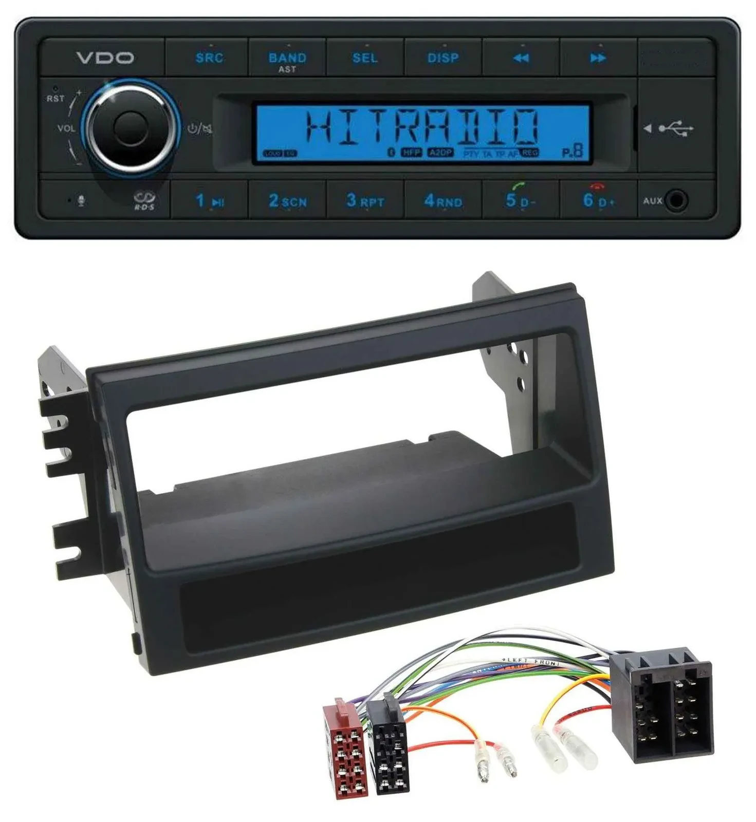 VDO AUX Bluetooth USB MP3 Autoradio für Kia Soul (AM, 2008-2011)