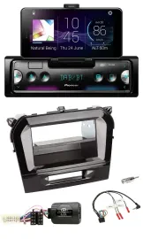 Автомагнитола Pioneer для Suzuki Vitara (с 2015) USB, Bluetooth, DAB, черный (piano black)