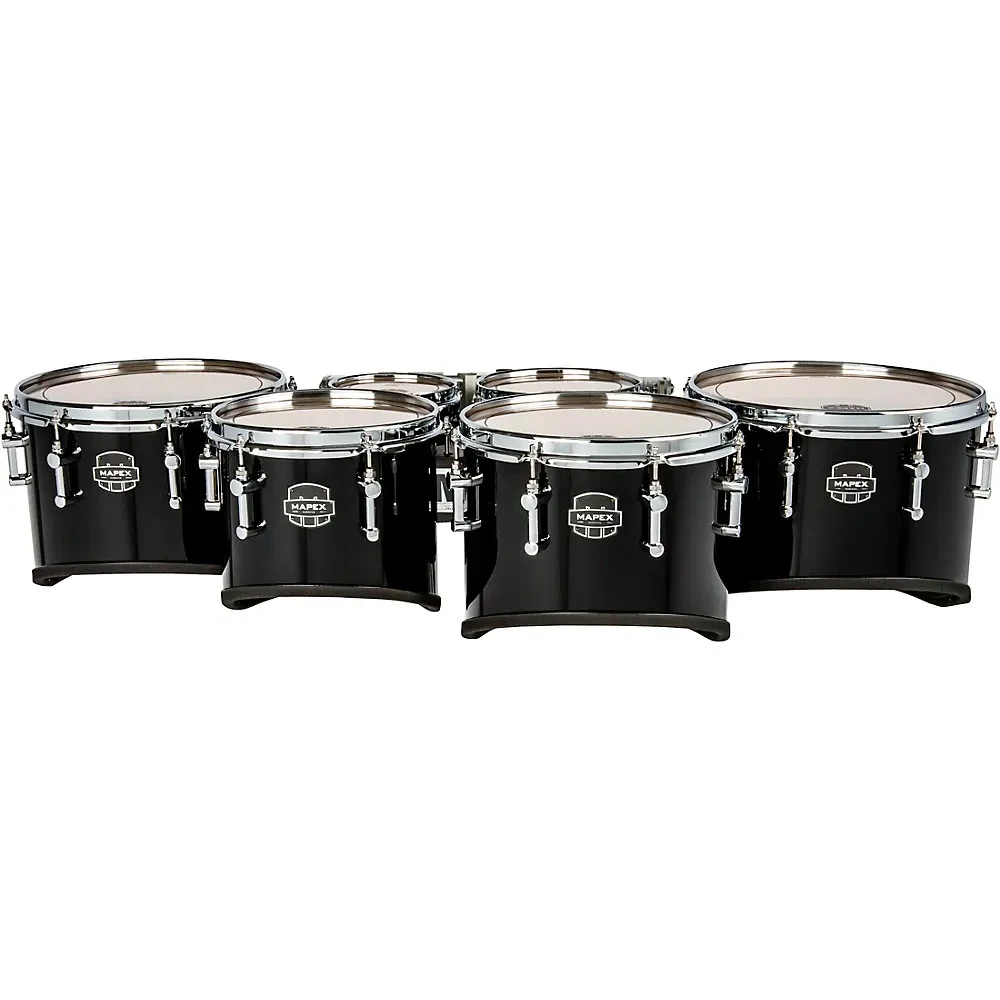 Mapex Quantum Mark II Tenor Large Marching Sextet 6/8/10/12/13/14 in Gloss Black