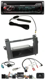 Автомагнитола Pioneer USB, DAB, Bluetooth, CD, поддержка управления с руля, для Mercedes Vito/Viano W639, Audi