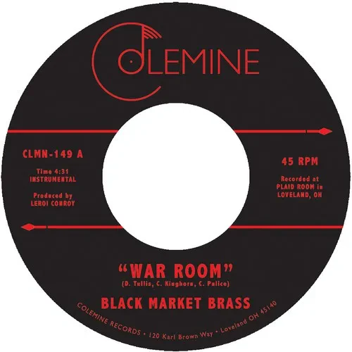 Виниловая пластинка Black Market Brass – War Room / Into The Thick (Релиз 2018)