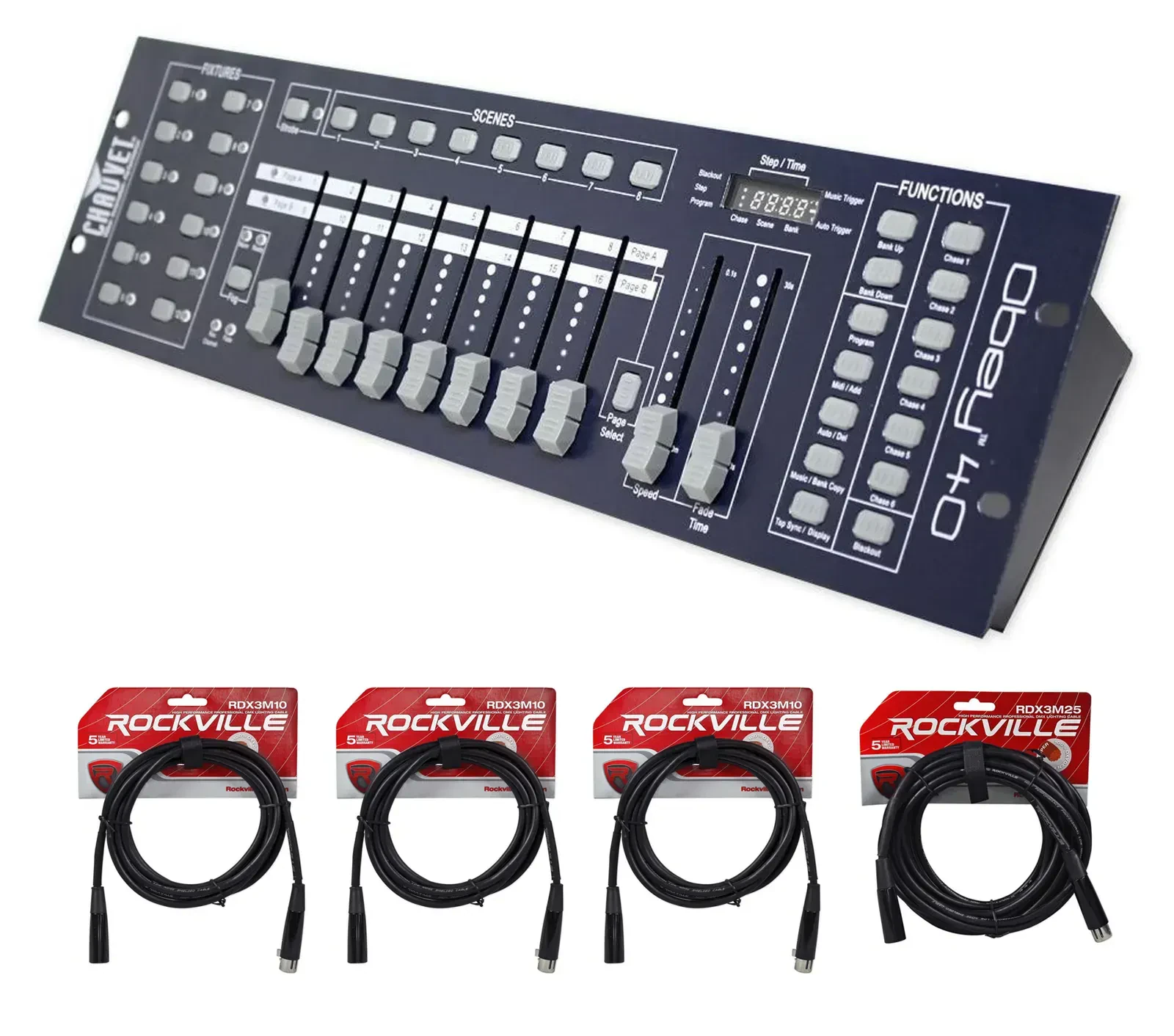 DMX-пульт Chauvet DJ OBEY40 с кабелями