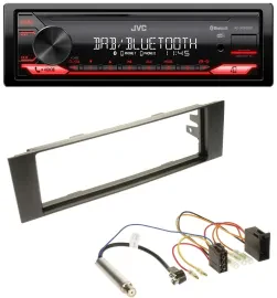 JVC Bluetooth USB DAB MP3 Autoradio für Audi A3 (8P, 03-06) - ISO