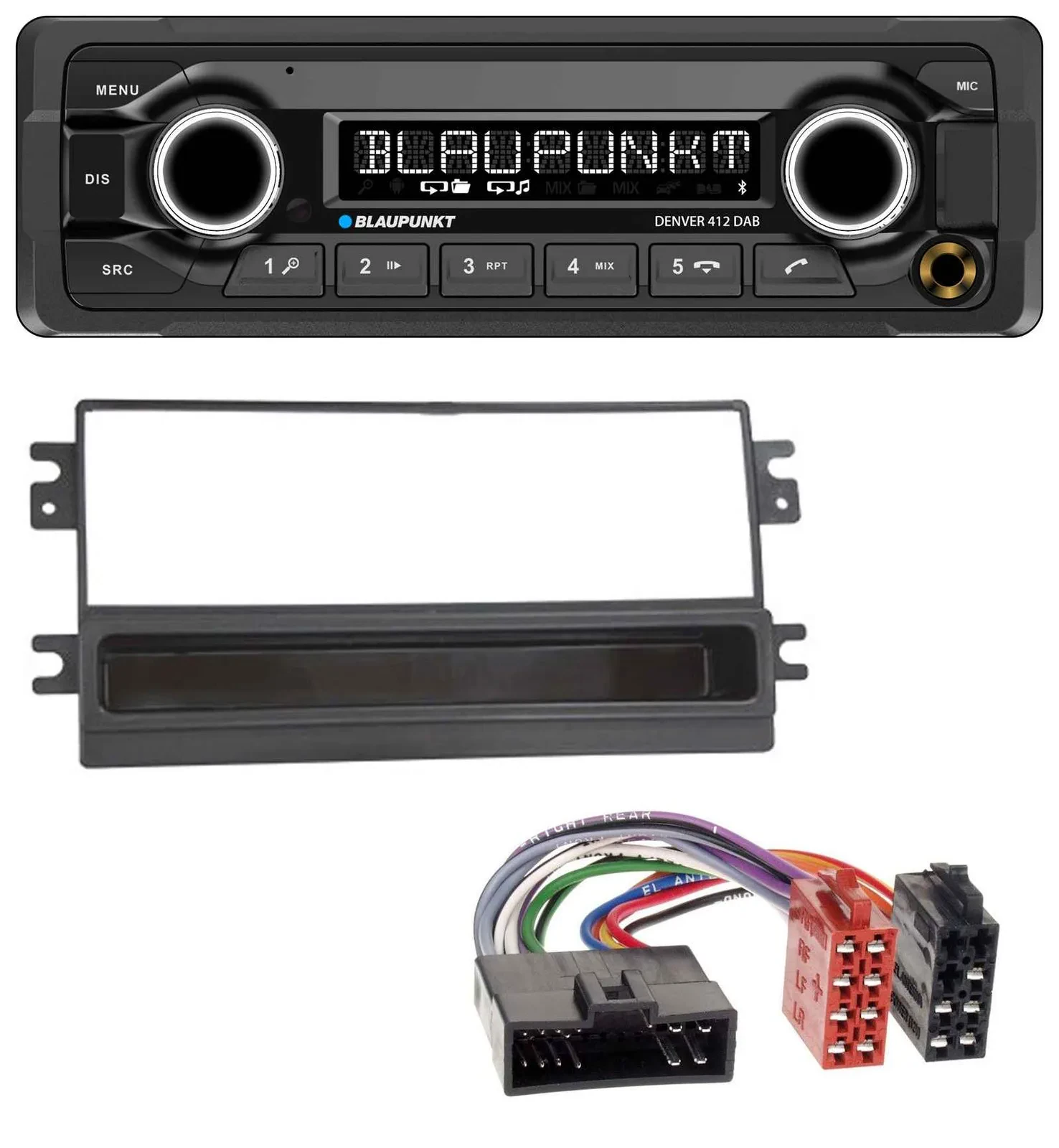 Blaupunkt Bluetooth DAB MP3 USB Autoradio für Kia Clarus Carens FL Carnival Spor