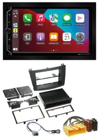 ESX 2DIN DAB USB MP3 Bluetooth Autoradio für Mazda 3 (2009-2013)