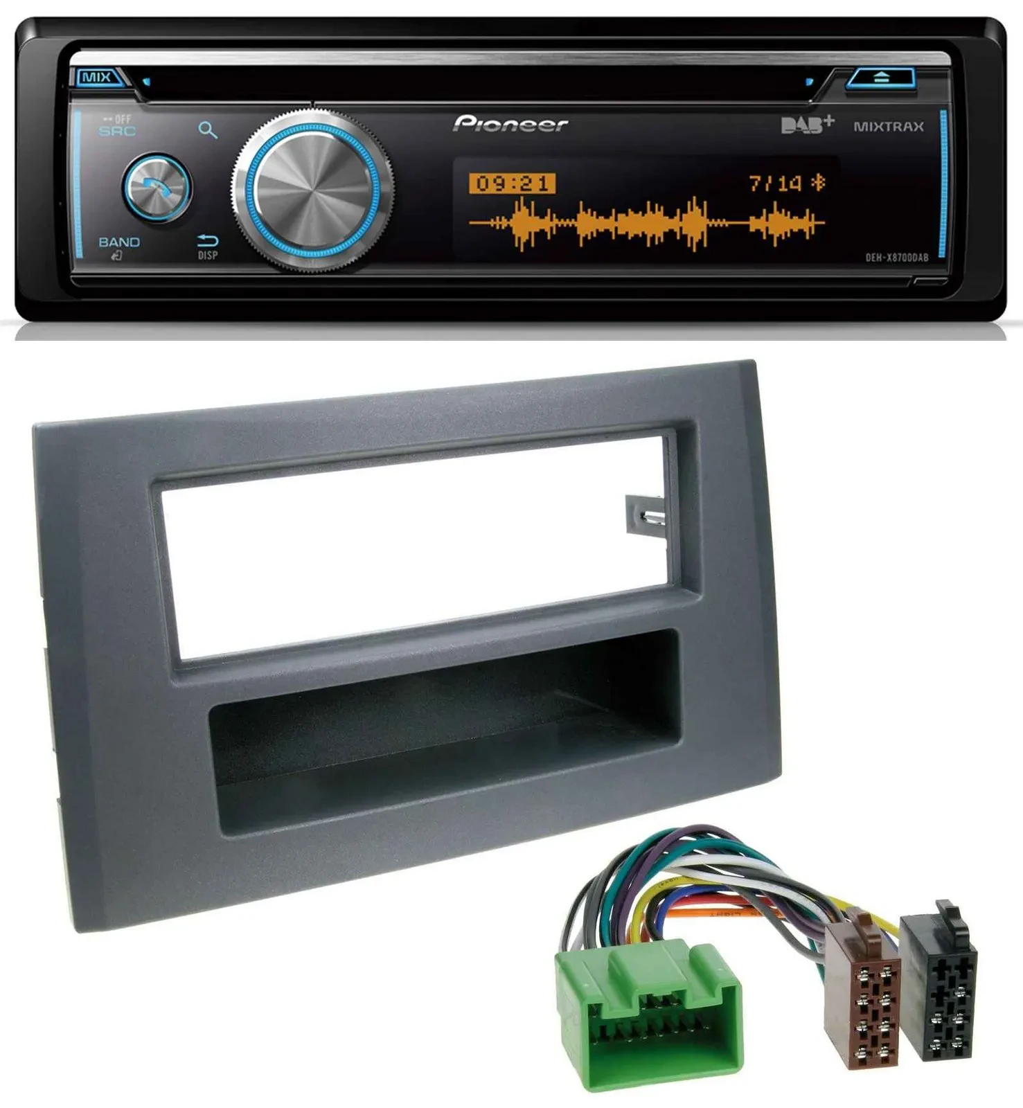 Pioneer MP3 DAB USB CD Bluetooth Autoradio für Volvo XC90 (16 Pin, 2002-2014)