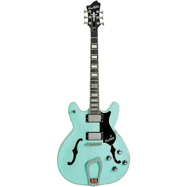 Электрогитара полуакустическая Hagstrom Viking Limited-Edition Semi-Hollow Aged Sky Blue