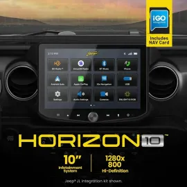 Stinger HORIZON10 iX210-NAV 10.1" Single DIN Digital Multimedia Receiver