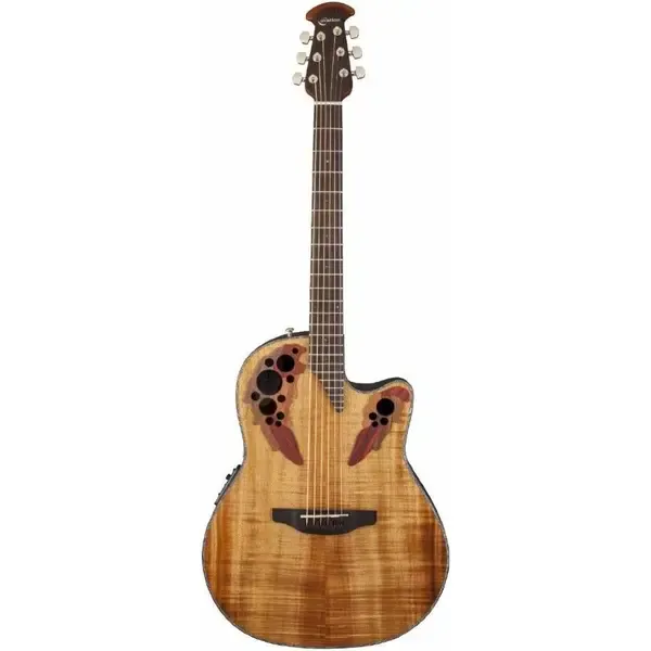 Электроакустическая гитара Ovation CE44P-FKOA Plus Mid Cutaway Natural