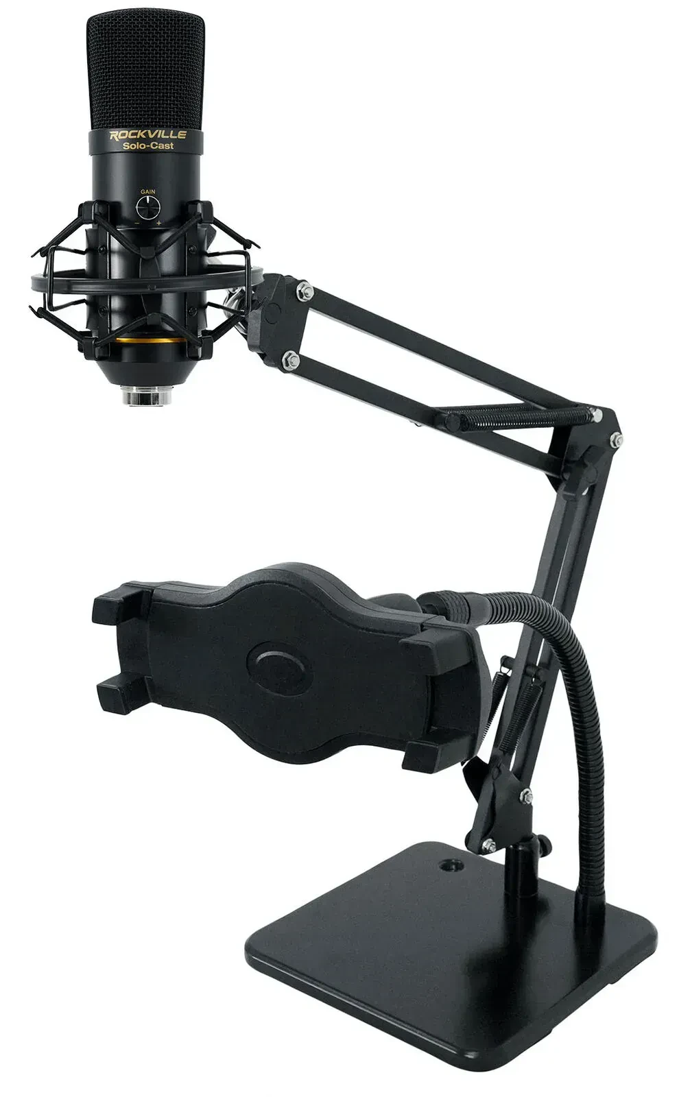 Комплект для подкастов Rockville Solo-Cast+iSTAND 85