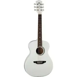 Акустическая гитара Luna Guitars Aurora Borealis 3/4 White Sparkle