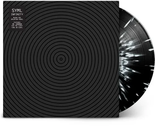 Виниловая пластинка SYML - Infinity - Black Ice with White Splatter [New Vinyl LP] Black, Colored Vi