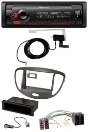 Pioneer DAB USB MP3 Bluetooth Autoradio für Hyundai i10 2008-2013 dunkelsilber