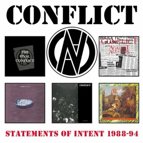 CONFLICT - Statements Of Intent 1988-94 (5CD, Box)