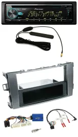 Автомагнитола Pioneer для Toyota Auris 2011–2012, CD/MP3, DAB, USB, антрацитовый
