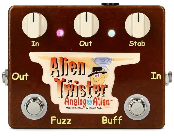 Педаль эффектов для электрогитары Analog Alien Alien Twister Fuzz / Buffer Pedal