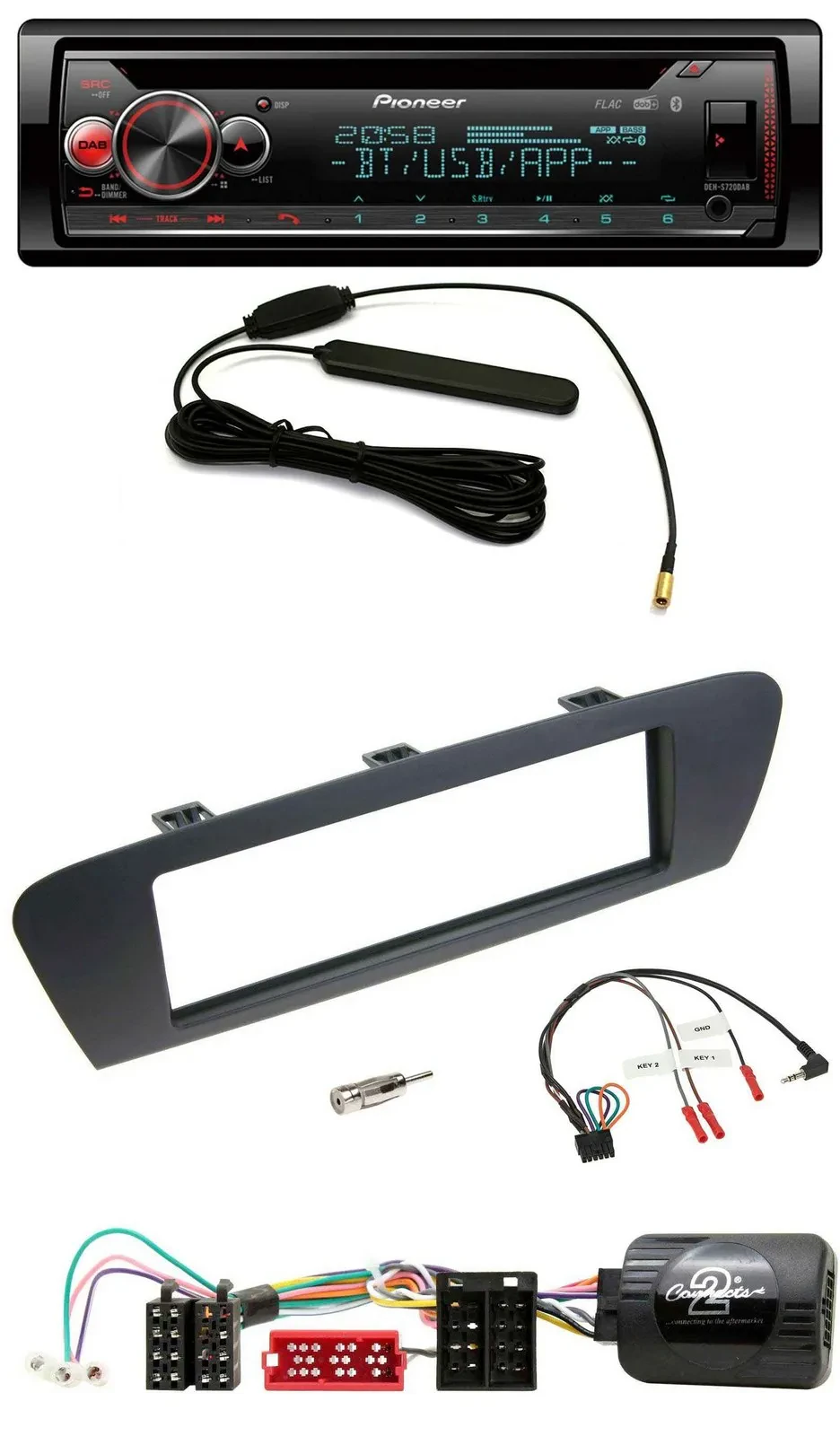 Pioneer USB DAB Lenkrad Bluetooth CD Autoradio für Renault Scenic Grand Scenic a