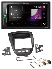 Автомагнитола для Peugeot 107 / Citroen C1 / Toyota A Pioneer 2DIN, MP3, DAB, USB, Bluetooth