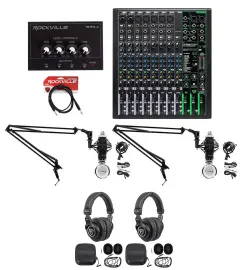 Комплект для подкастов Mackie ProFX12v3+(2) RCM03 BROAD 2-2