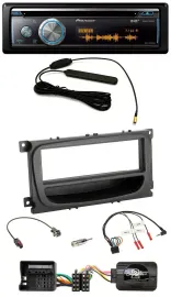 Pioneer CD USB Bluetooth DAB Lenkrad Autoradio für Ford C-Max Galaxy Focus ab 07