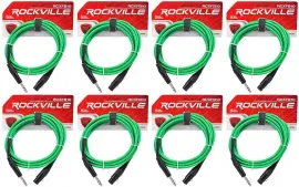 Коммутационный кабель Rockville RCXFB10G Green 3.05 м (8 штук)