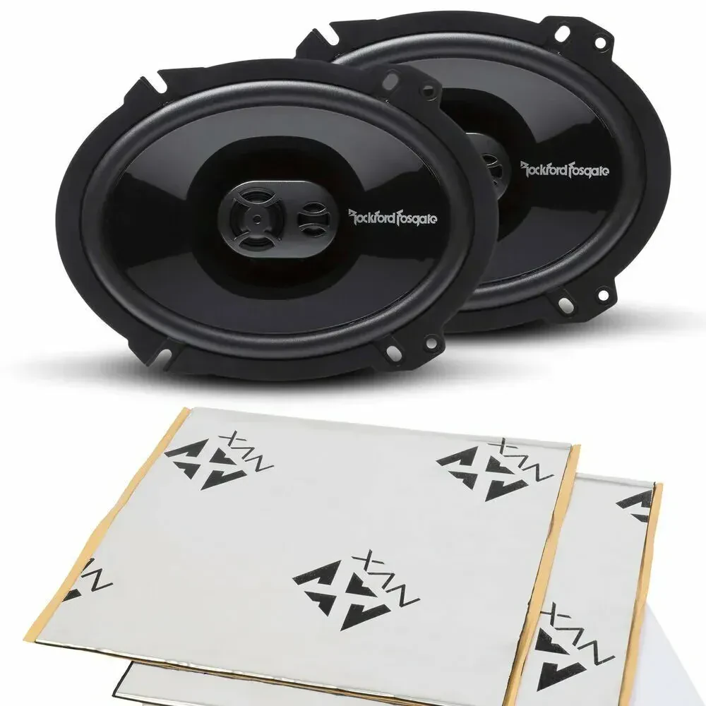 Автодинамики Rockford Fosgate P1683 6x8" коаксиальные (набор) с NVX Sound Damping Kit