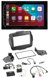 ESX 2DIN DAB USB Lenkrad Bluetooth Autoradio für Jeep Renegade ab 2015