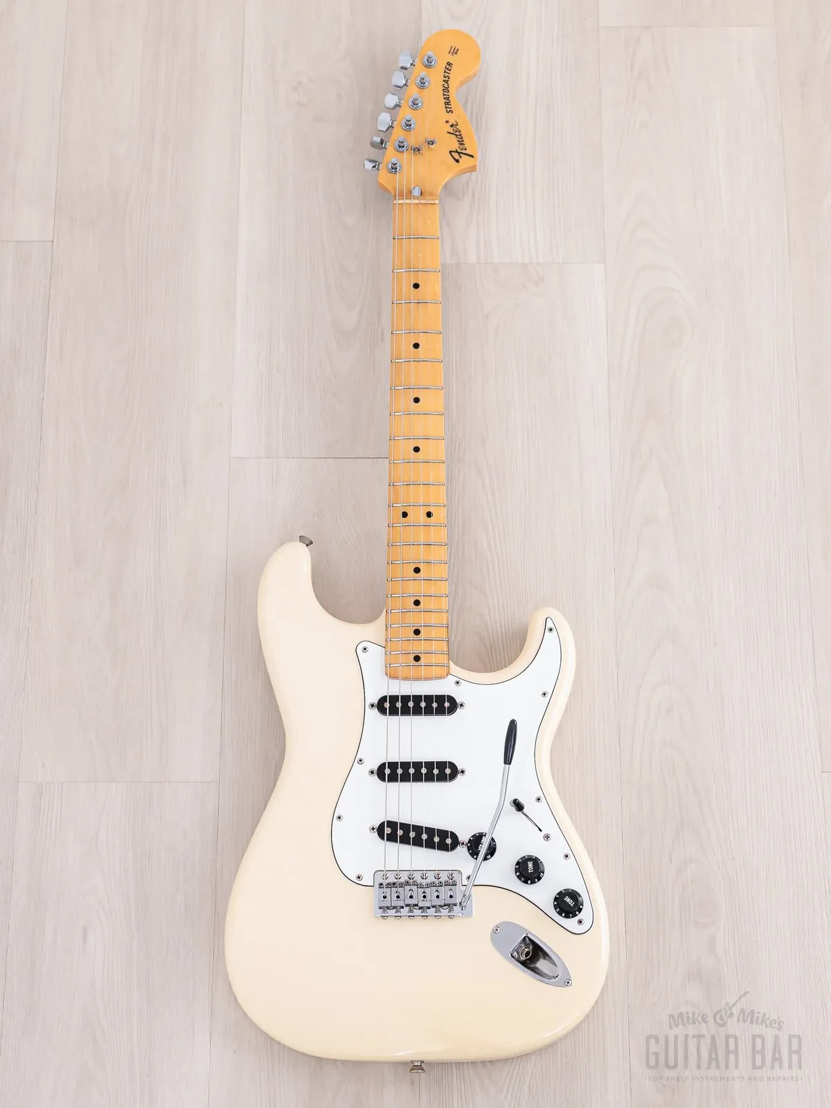 Электрогитара Fender Stratocaster 1972 Vintage Reissue ST72-58US SSS Olympic White w/gigbag Japan 2002