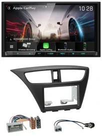 Kenwood MP3 2DIN USB DAB Bluetooth Autoradio für Honda Civic Hatchback ab 12