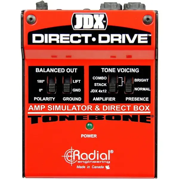Директ-бокс Radial Engineering JDX Direct Drive Amp Simulator DI Box