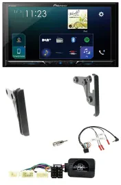 Pioneer Lenkrad Bluetooth USB 2DIN DAB Autoradio für Toyota RAV 4 2001-2005