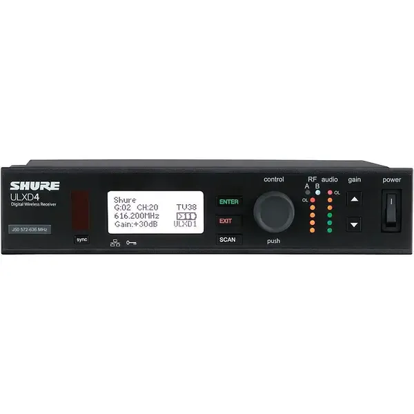 Приемник для радиосистема Shure ULXD4 Digital Wireless Receiver Band G50