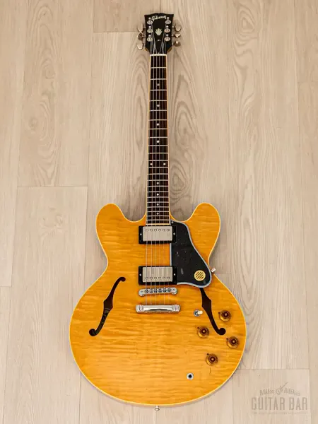 Электрогитара полуакустическая Gibson ES-335 Dot HH Antique Natural w/case USA 1992