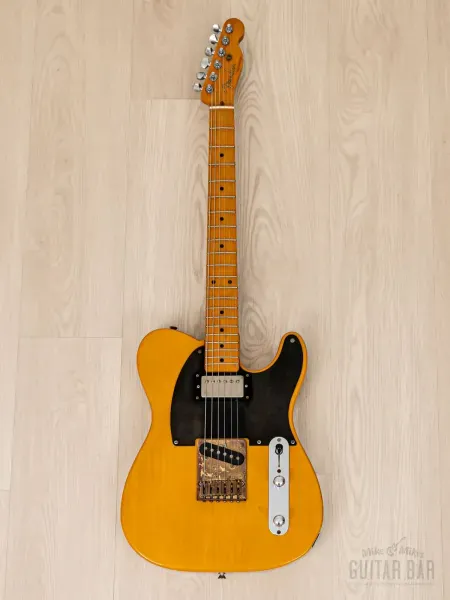 Электрогитара Fender 1952 Telecaster TL52-65SPL Keith Richards Micawber SH Natural w/gigbag Japan 1990