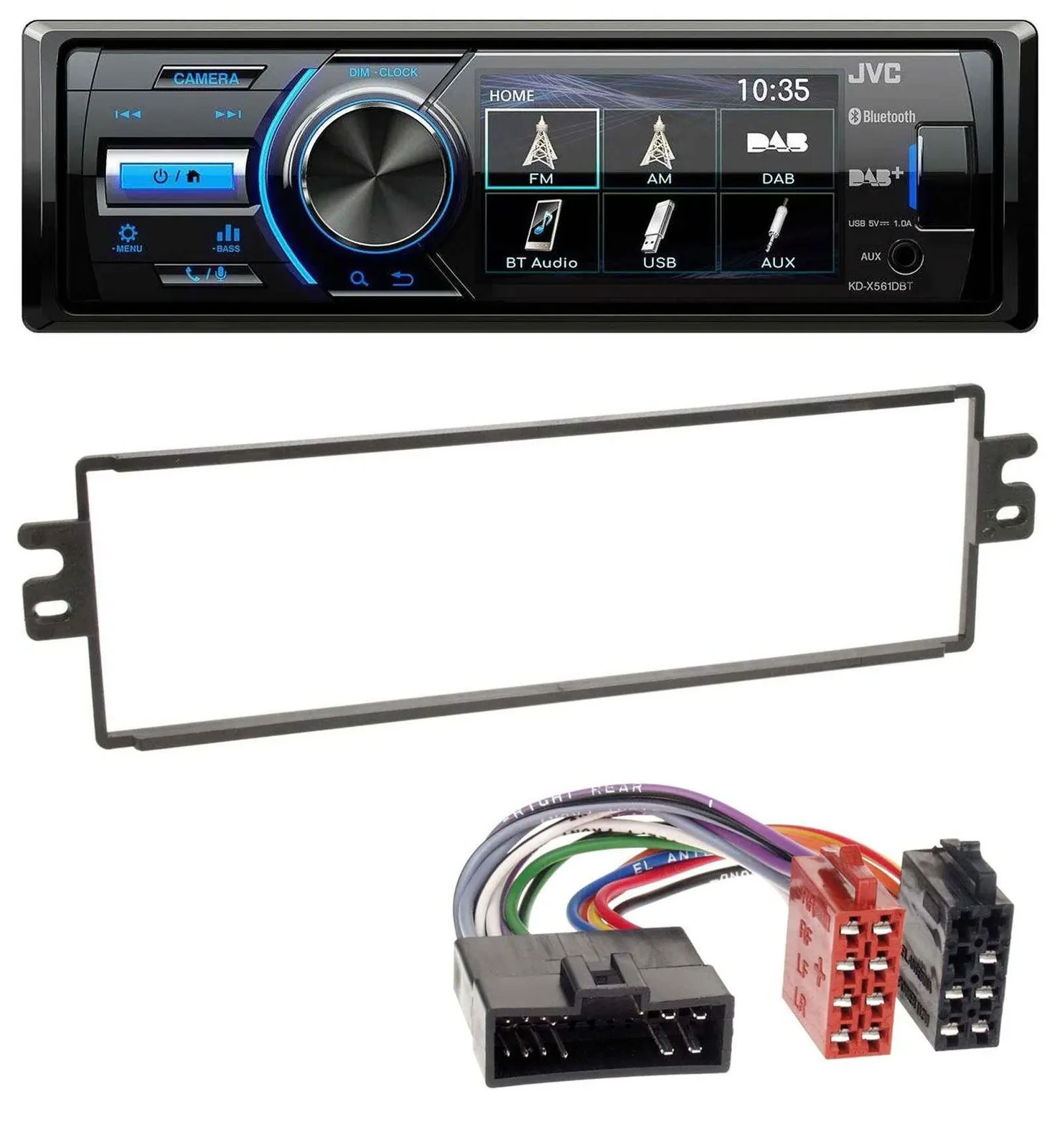 JVC Bluetooth MP3 USB DAB Autoradio für Kia Rio Clarus Carens bis 2002