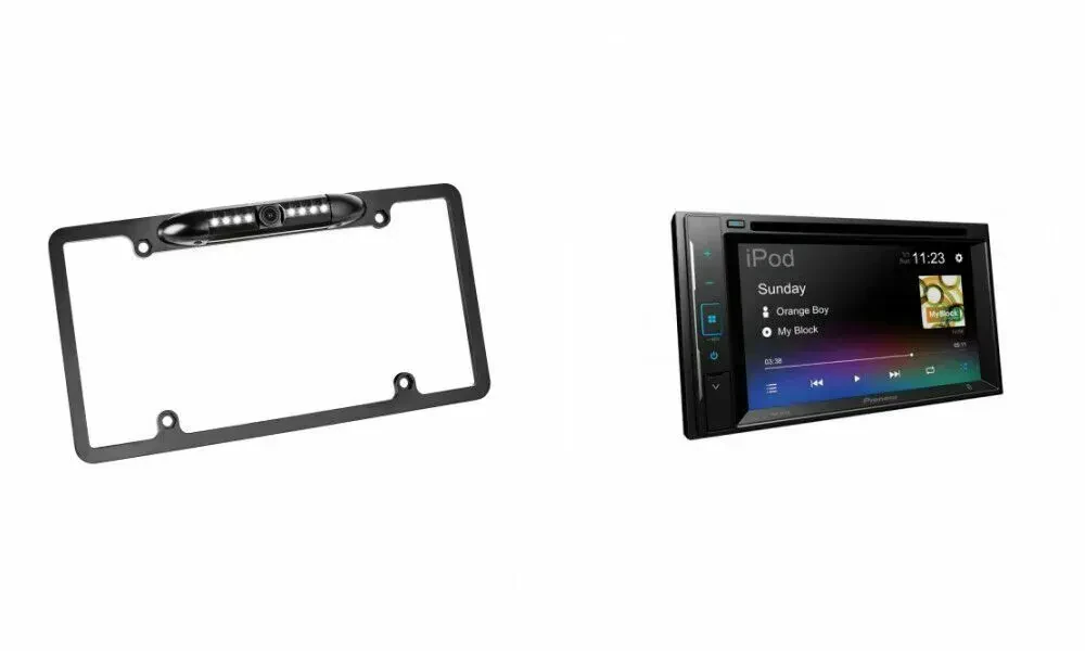 Автомагнитола Pioneer AVH-241EX 6.2" Bluetooth DVD (набор) с камерой заднего вида Belva BLPCAM2
